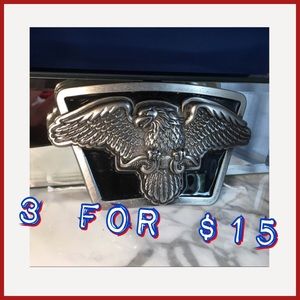 3 FOR $15 SALE            Harley-like belt buckle!